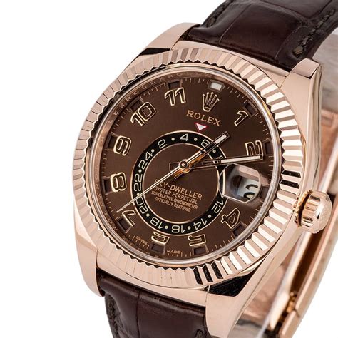 rolex sky-dweller rose gold price